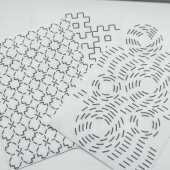 Sashiko Stick and Stitch Transfers