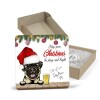 Personalised Dog Coaster - Gift From Dog - Secret Santa, Stocking Filler Any Dog, Christmas Stocking Filler Personalised Pet Gifts from Dog - Single Coaster