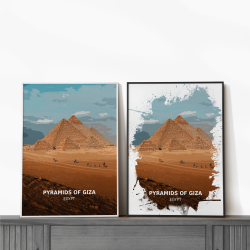 Pyramids of Giza - Egypt - Print - A4 - Standard - Print Only