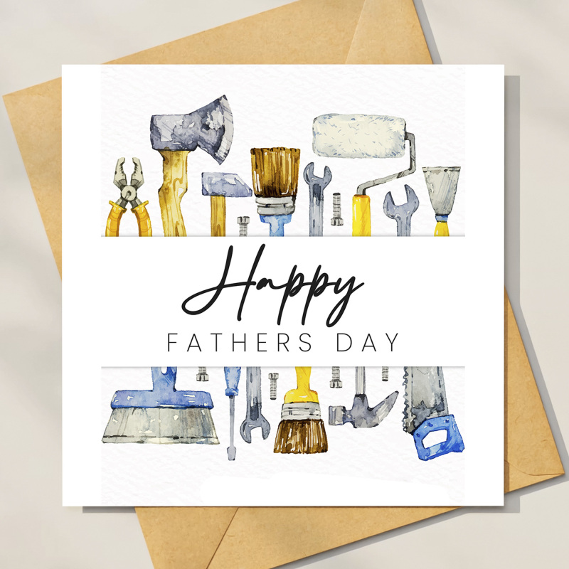 DIY Father's Day Card for Dad, Grandad Card for Him