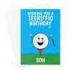 Happy Birthday Card For Son -  Teeriffic Golf Joke - A5 Greeting Card - A5 Portrait - 1 Card