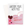 Another Year With You Anniversary Card - A5 Portrait - 1 Card