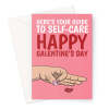 Happy Galentine's Day - Self Care Guide - A5 Portrait - 1 Card