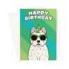 Western Terrier Dog Birthday Card - A5 Portrait - 1 Card