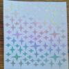 4 Point Star Stickers, Holographic, Silver or Gold - Gold