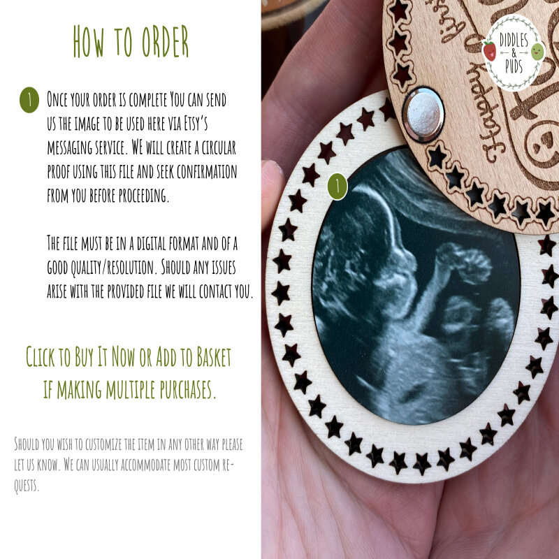 Fathers day from the bump, baby ultrasound fridge magnet, First fathers day gift, 1st fathers day, fathers day gift from wife,love from bump