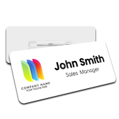 Your Business Logo Personalised Professional Name Badge Premium Custom Company