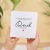 Dad Birthday Card For Him, Thank You Dad Birthday Card, Birthday Gift For Dad, Dad Birthday Gift, From Child - Square (5.5x5.5) / Blank Inside