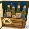 Quench Your Thirst with a Handcrafted Beer Crate Pop Up Card
