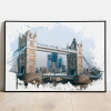 Tower Bridge - London - Print - A4 - Standard - Print Only