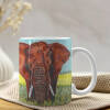 Elephant Artwork Ceramic Mug