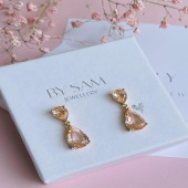 Wedding day earrings