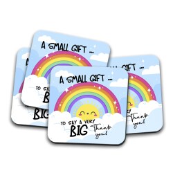 Thank You Gift, Appreciation Gift, Small Gift Big Thank You Coaster