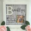 Personalised pet loss box frame, dog loss frame, dog memorial frame - No crystals - Without lights