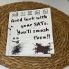 Handmade SATs Good Luck Card