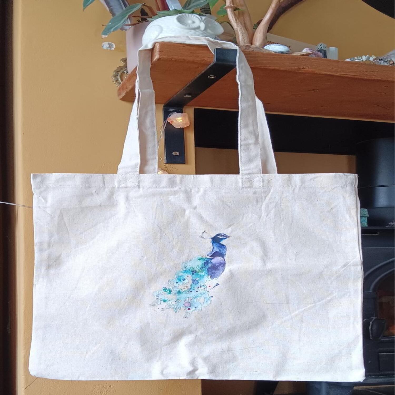 Blue Peacock Bag