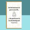 Funny 25th Birthday Card For Him or For Her on turning 25 years old - Personalised inside or blank - Ideal for friend, brother, sister, etc - Blank inside