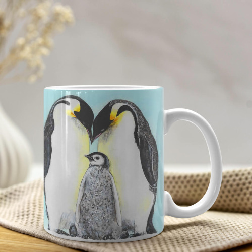 Penguin Artwork Ceramic Mug