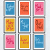 Manchester, Mancunian, Manc dialect, sayings print - A5 - Glossy - Blue