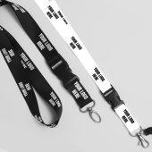 Full Colour Custom Double Breakaway Lanyards - Any design