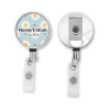 Personalised Metal ID Reel - Daisies & Hearts