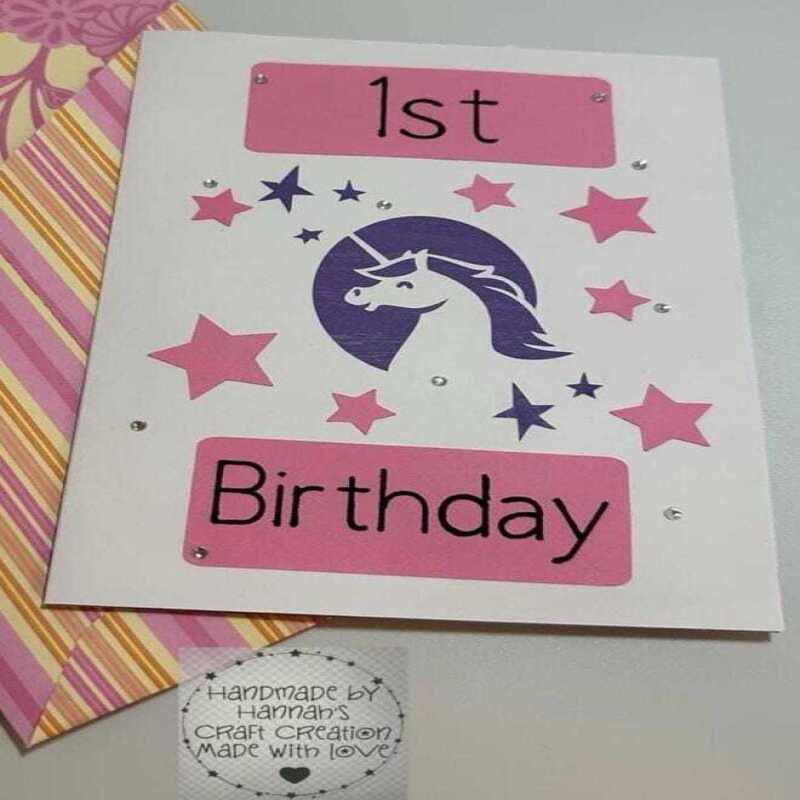 Magical Unicorn Surprise: Handcrafted Pop Up Greeting Card