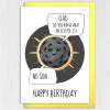 Do you know what an eclipse is? No son. Funny, dad joke, bad joke birthday card for father, daddy papa from son or child (Size A6/A5/A4) - A6: Single card