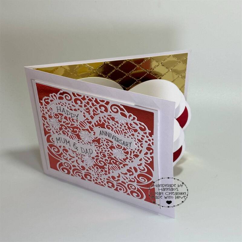 Handmade Heart Pop Up Card