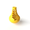 Virus Flower Vase - Black - Large