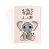 Congratulations On Your New Arrival Card - Neutral New Birth - A5 Portrait - 1 Card