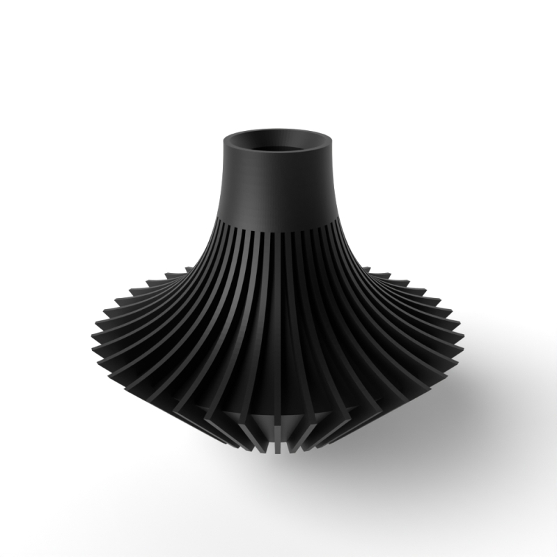 Yin Flower Vase - Black