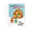 LGBTQ+ New Home Christmas Card - Gingerbread - A5 Portrait - 1 Card