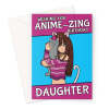 Anime Birthday Card For Girl - Daughter - A5 Portrait - 1 Card