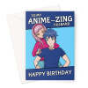 Anime Birthday Card For Husband - A5 Portrait - 1 Card