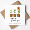 Thank For Helping Me Grow, Personalised Teacher Card