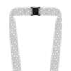 Double Breakaway Lanyard - Grey Daisy