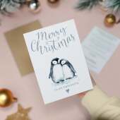 Christmas Card For Her Card For Him Xmas Card For Girlfriend or Boyfriend Christmas Card for Wife Christ Card For Husband Cute Penguins