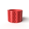 The Arven Planter Pot with Drainage Tray & Stand Included - Black - 3"