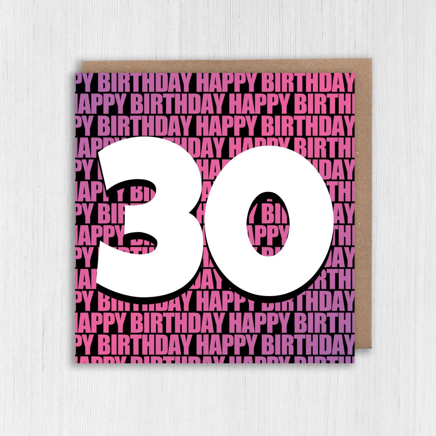 Any age, 16th, 18th, 21st, 30th, 40th, 50th, 60th, 70th happy birthday card in blue or pink (Size A6/A5/A4/Square 6x6") - A6: Single card - Blue