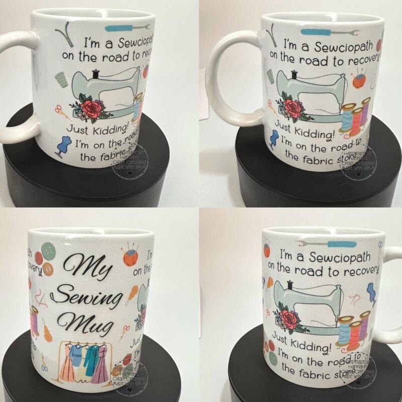 Stitch & Sip in Style: Unique Handmade Sewing Mug