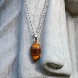 Gold Tiger's Eye Necklace - Boost Confidence