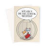 Hamster Dance Birthday Card - Ball Room Dancing Pun - A5 Portrait - 1 Card