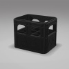 Stackable Battery Crate - 3D Printed - Black - AA