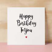 Happy Birthday Card For Him Boyfriend Birthday Card Girlfriend Birthday Card Husband Happy Birthday Card For Wife or Best Friend