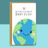 Personalised New Baby Girl Card - For Him - Welcome to the World - Customised Card - Blank inside - Small