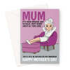 Funny Mother's Day Card - Relax Mum - A5 Portrait - 1 Card