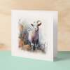 Notelet Card of a Sheep For Anyone Any Occasion Card For Her or For Him Card For Birthday or Easter Card Thank You Card - Square (6x6) / Blank Message