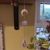 Rough Amethyst Sun Catcher