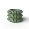 The Sivat Planter Pot with Drainage Tray & Stand Included - Black - 3"