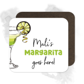 Personalised Margarita Cocktail Coaster